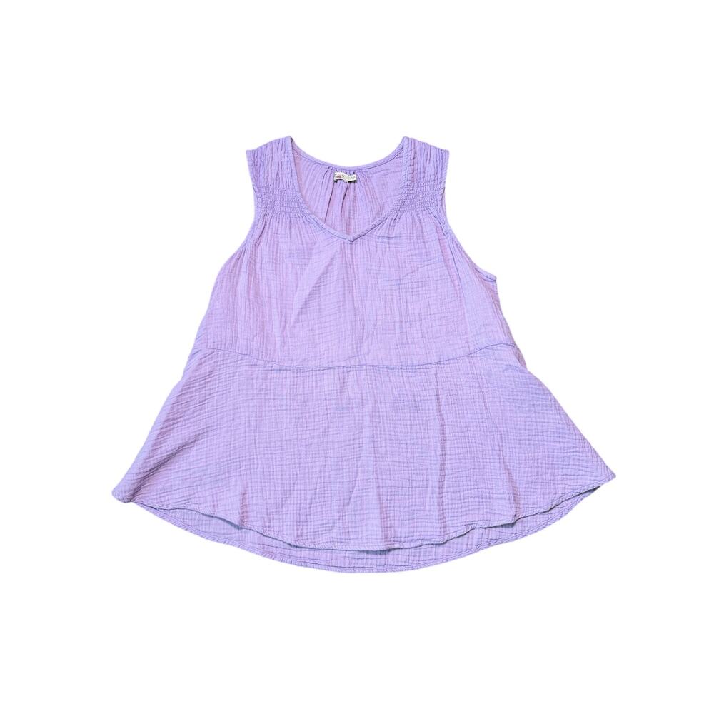 Faherty Lavender Ainsley Sleeveless Top